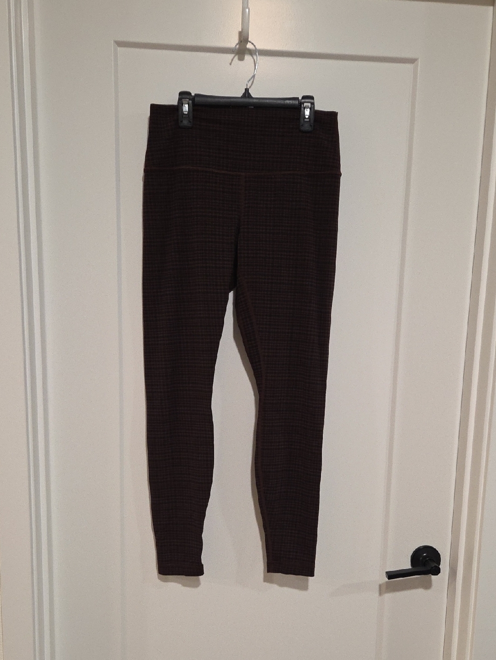 lululemon athletica Dark Brown Plaid High-Rise Leggings - Picture 2 of 4
